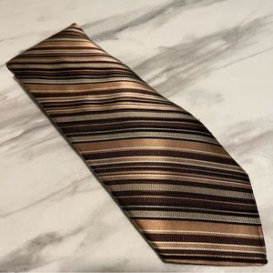JOE Joseph Abboud 100% Silk Striped Woven Tie